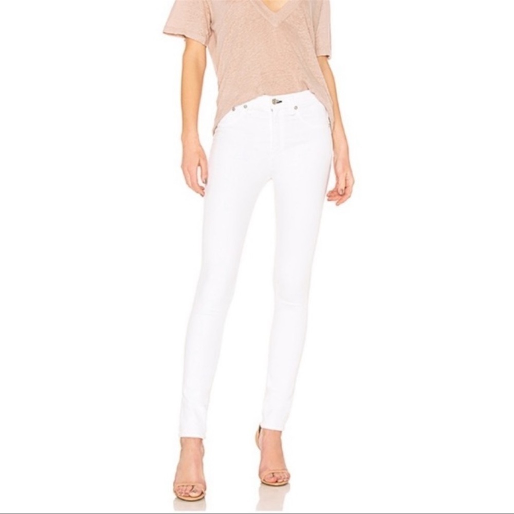 Rag & Bone Aged Bright White Skinny Jeans